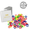 Hair Bobbles Small Colourful Mix Neon and Pastel (Pack of
