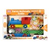 Funtime 55921 Push Along Farm Train with Play Animals