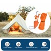 4pcs Reflective Tent Guy Ropes, 6mm Tent Camping Cord with