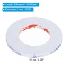 PATIKIL 5m/16.4ft Sealing Foam Tape, 10mm Wide 2mm Thick Single