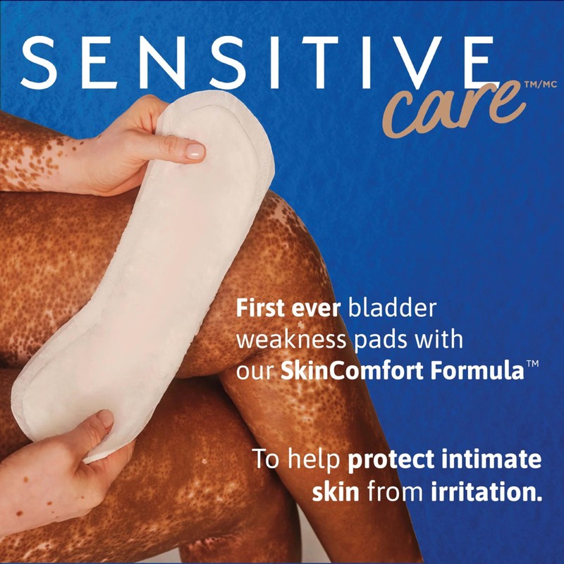Tena Sensitive Care Ultra Thin Long Adult Incontinence Pads Extra