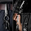 FEGVE Keychain, Titanium Belt Clip, Carabiner, Stylish, Titanium Keyring Included,