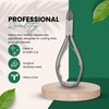 Precision Cut Chiropodist Toenail Clippers - Heavy-Duty Concaved Blades for