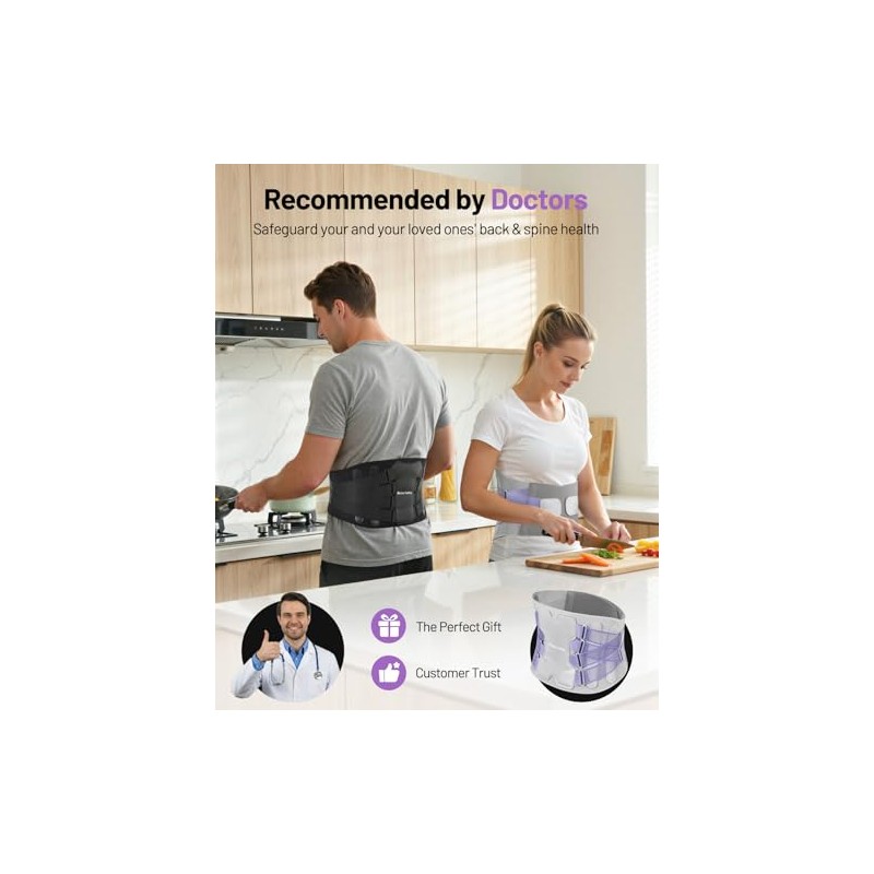 Back Brace for Women,Pain Lumbar Back Support Brace Sciatica Pain