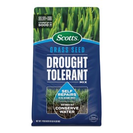 Scotts Grass Seed Drought Tolerant Mix, Kentucky Bluegrass and Tall Fescue Grass Seed Mix, Covers up to 5,000 sq. ft., 10 lb.