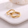 18K Gold Plated Stackable Rings Set for Women - Waterproof