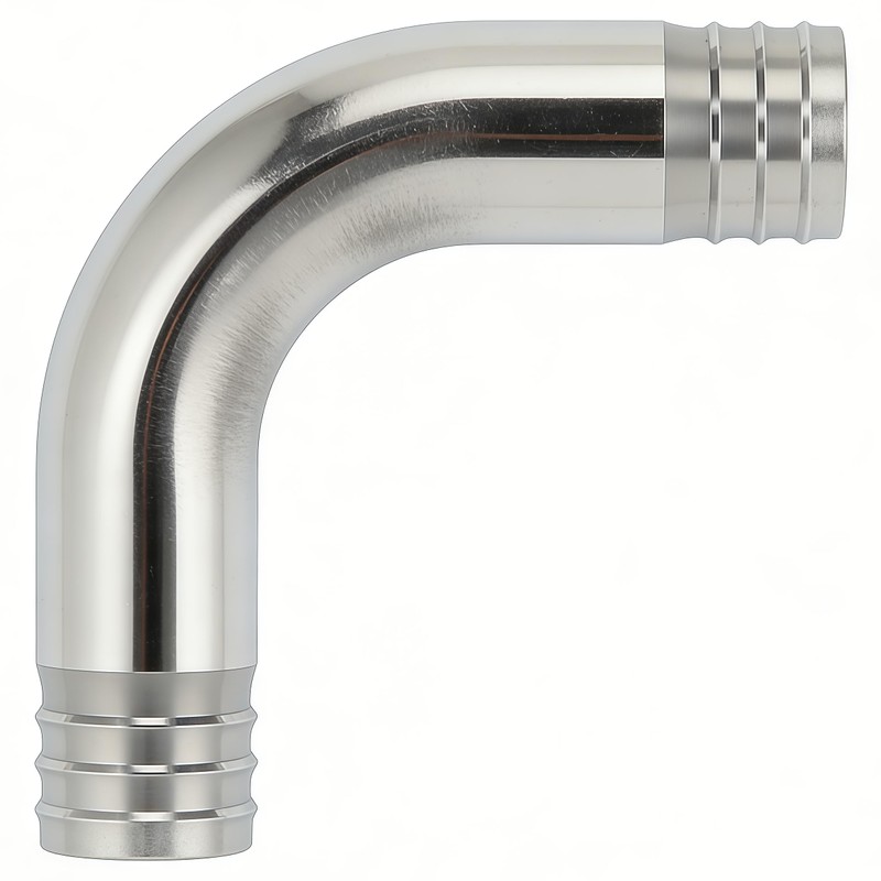 Closmos 304 Stainless Steel 90 Degree Elbow Hose Barb Fitting,