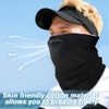 Showvigor 2-Pack Black Neck Gaiter Face Cover for Men &