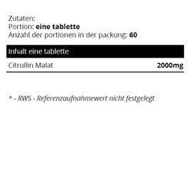 Sowelo L-Citrulline Malate, 1000 mg, Dietary Supplement with Citrulline Malate, 120 Tablets (2-Pack)