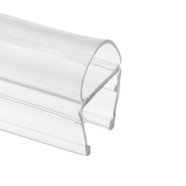 Prime-Line M 6324 1/2 in. Glass Shower Door Bulb Vertical Side Seal, Clear, 78 in., Fits Frameless Door (Single Pack)