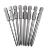 Mesee 8Pcs Long Cross Head Screwdriver Bits with 1/4 Inch
