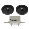 1pc Rolling Wheel Length Counter Convenient Anti-Skip Wheels 5 Digits