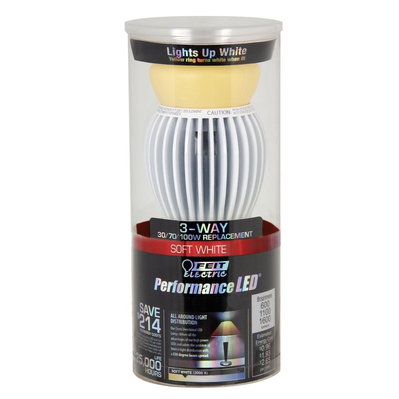 Feit 22 Watt, Dimmable Remote Phosphor 3-Way Bulb, 30-70-100W Equiv.
