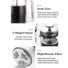 Double Walled French Coffee Maker Heat Resistant Borosilicate Glass Coffee