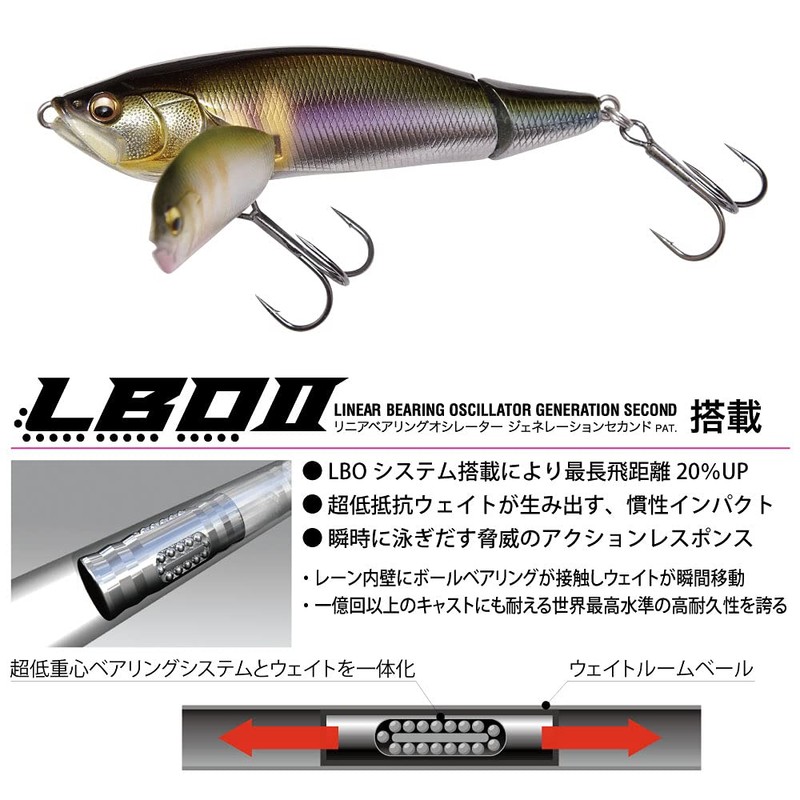Megabass i-WING TRIPLE FRY GG Large Mouth Bath