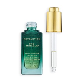 Revolution Miracle Vegan Pro-Collagen Face Oil, Lightweight, Improves Skin Elasticity, Smooth Fine Lines & Wrinkles, 30ml