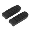 2pcs Motorcycle Front Footpeg Cover Enlarger Rubber Sleeve Fit for