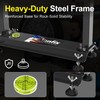 Tanfix Motorcycle Wheel Balance Stand, Heavy-Duty Single-Axle Wheel Balancing Tool