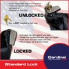 Cardinal bag supplies Locking Bank Bag Canvas Keyed Security, Money
