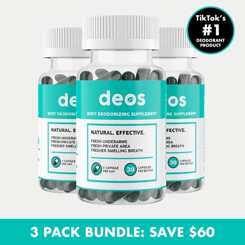 Full Body Deodorant Supplement | DEOS Internal Deodorant Full Body