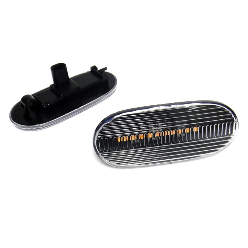 RZG 6x Clear Lens Side Marker Amber LED Indicator Reflector