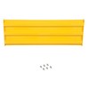 Vestil GR-F3R-BO-4-YL Structural Guard Rail, Yellow, 42" Length, 15" Height