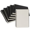 6 Pack Spiral Notebook A6,105mm x 148mm Shorthand Notebook,Kraft Notebook,A6
