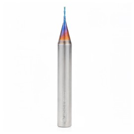 Amana Tool Solid Carbide Spektra Extreme Tool Life Spiral Plunge Router Bit Down-Cut, 46242-K, 1/32 Dia x 1/8 CH x 1/4 Shank 2 Inch L