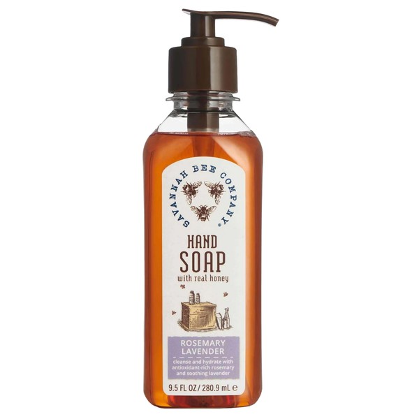 Savannah Bee Company Liquid Hand Soap - Organic Natural Hand Soap with Essential Oils
