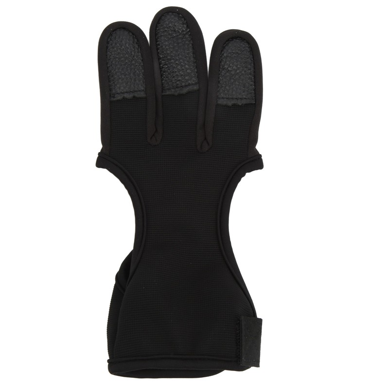 Bow Arrow Finger Guard Competition Archery 3 Fingers Glove Adjustable