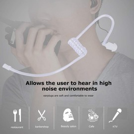 10 Piezas Tubo de Bobina Acústica de Repuesto para Auriculares Walkie Talkie y Auriculares de Radio Bidireccional para para para