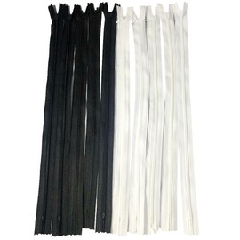 Abbraccia 10 Pieces 40 cm Invisible Nylon Closed End Zipper