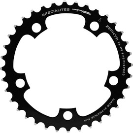 Spécialités TA Zephyr Compact 5-Arm 110pcd 9/10 Speed Chainring, Middle 36t, Black