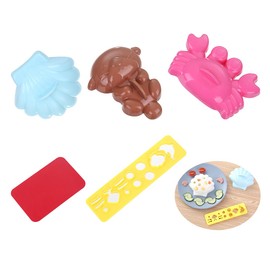 Koonafy Rice Ball Mold, Sea Life Rice Ball, Shellfish, Crab, Seal Maker, Sushi Mold, Rice Mold, Set of 3, Bento Mold, For Home, Cute, Chara Bento Dish, Kitchen Utensils, Easy, Convenient, Fun,