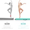 FBSPORT 8ft/10ft Balance Beam Folding Floor Gymnastics Beam Equipment PU