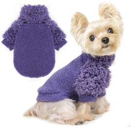 Dog Sweater for Small Dogs Girl Boy Puppy Clothes Turtleneck Dog Pullover XXS Chihuahua Sweatshirt Dog Coats for Small Dogs Cat Sweater