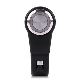 Interruptor de botón de control del manubrio de 22 mm, impermeable, de aleación de aluminio, botón interruptor para manubrio de motocicleta, encendido y apagado de luces de niebla, de freno, de faros delanteros, Default, Automatic Return Button