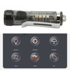 Keychain Flashlight Bright IP65 Waterproof Rechargeable Red Blue Black Light