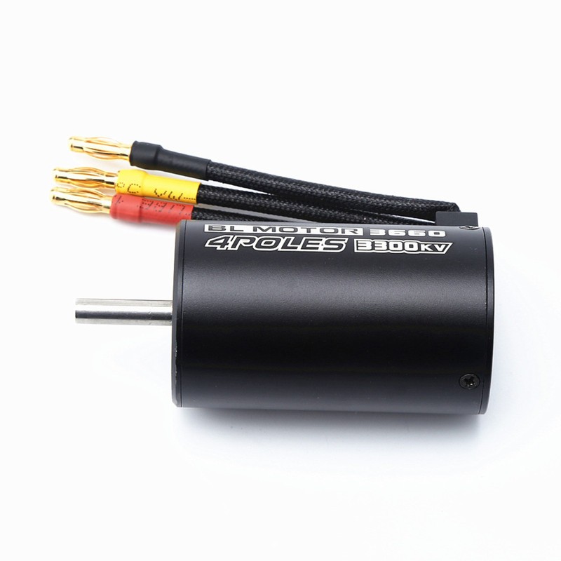 Waterproof 3660 3300KV Brushless Motor 80A Brushless ESC Combo Set