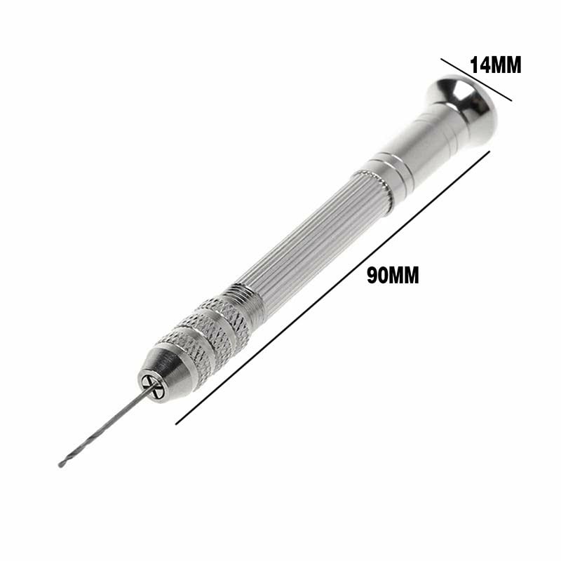 AIMALL Precision Pin Vise Hand Drill Set | 10-Piece Rotary
