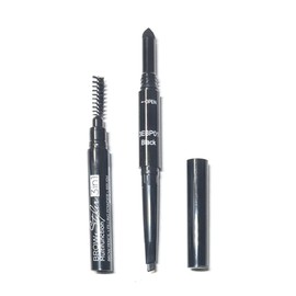 Generic (3 pcs) Nabi 3 in 1 Eye Brow Pencil, Eyebrow Pencil with Brow Brush and Eye Brow Filling Powder (Black)