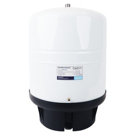 NeoPure 11 Gallon Reverse Osmosis Water Storage Tank, White – Pressurized RO Bladder Tank for Residential Drinking Water Filtration Systems, 15.1 x 20.1 Inches
