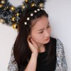 TseenYi Pearl Hairpin Hairband Layered Bangs Hairpin Hairband Double Layer
