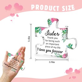 Sister Christmas Gifts, Stocking Fillers for Sister, Sister Gifts, Sister Birthday Gifts, Valentines Gifts for Sister, Sister Acrylic Plaque, Mothers Day Gifts for Sister, Sister Gifts from Sister