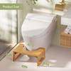 AmazerBath 7 Inches Bamboo Toilet Stool Squat for Adult, Foldable
