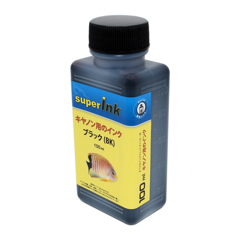 Canon Black (Dye) Refill Compatible Ink SuperInk 100ml (Fits All