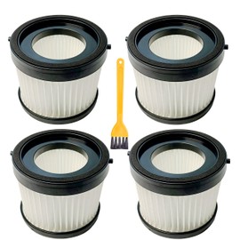 DCV501HB DCV5011H Replacement HEPA Filter Compatible with DEWALT DCV501HB 20V Vacuum Cordless Handheld Vacuum.1 Brush（4 Packs）