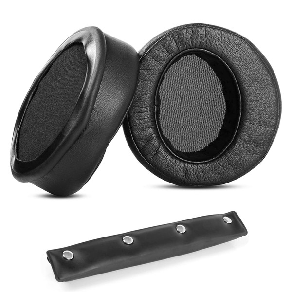 HAIZEEN Ear Pads and Headband Compatible with Denon AH-D1100 AH-D2000