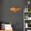Totally Bamboo Upper Peninsula Shaped Bamboo Serving and Cutting Board