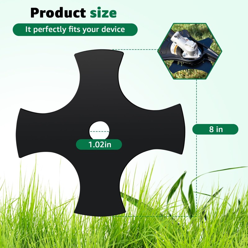 8 Inch x 8 Inch 40-840 Edger Blade - 1